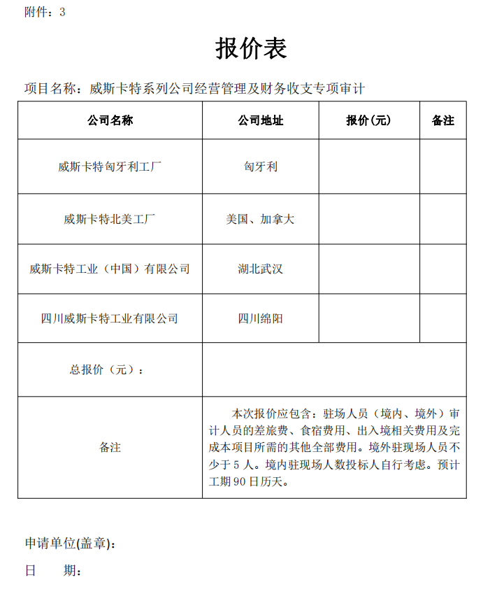 整體櫥柜與出入境服務行業參考價格指南